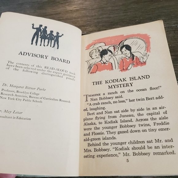 Vintage 1960s Bobbsey Twins Stories To Read Aloud Paperback Book - Picture 4 of 8